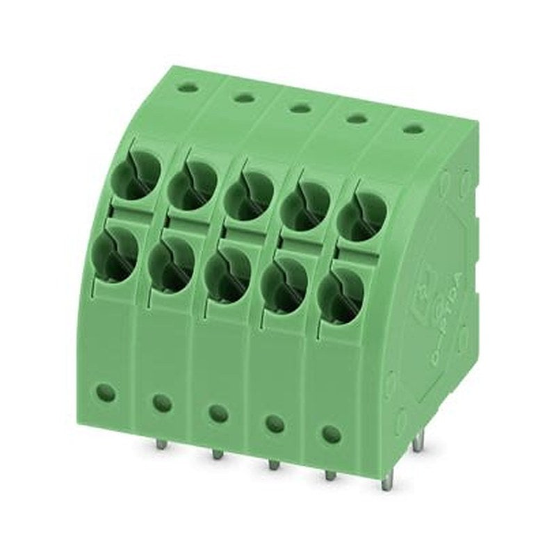 Phoenix Contact PCB Terminal Block, 5-Contact, 3.5 mm Pitch, Wave Soldering Mount, 1 Row