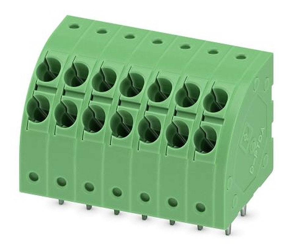 Phoenix Contact PTDA 1.5/7-3.5 Series Right Angle PCB Terminal Block, 7 Contact(s), 3.5 mm Pitch, 1 Row