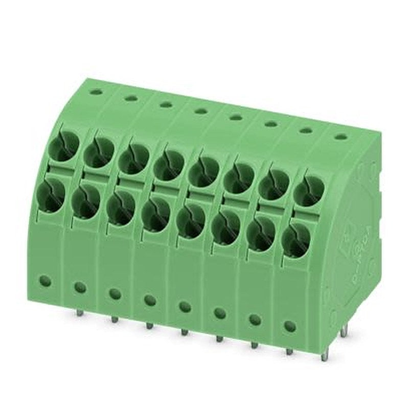 Phoenix Contact PTDA 1 Series PCB Terminal Block, 16-Contact, 3.5 mm Pitch, Wave Soldering Mount, 1 Row