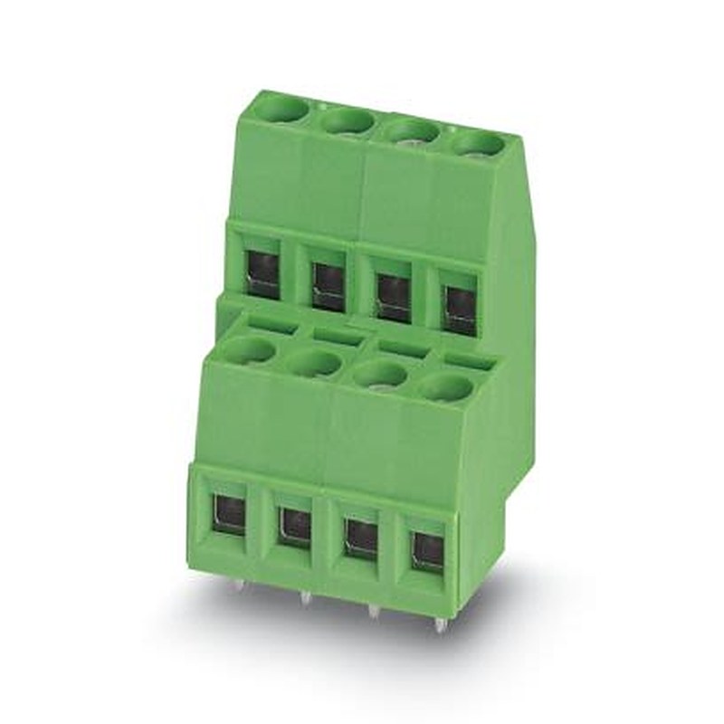Phoenix Contact MKKDS 1/5 Series PCB Terminal Block, 2-Contact, 5 mm Pitch, Wave Soldering Mount, 2 Row