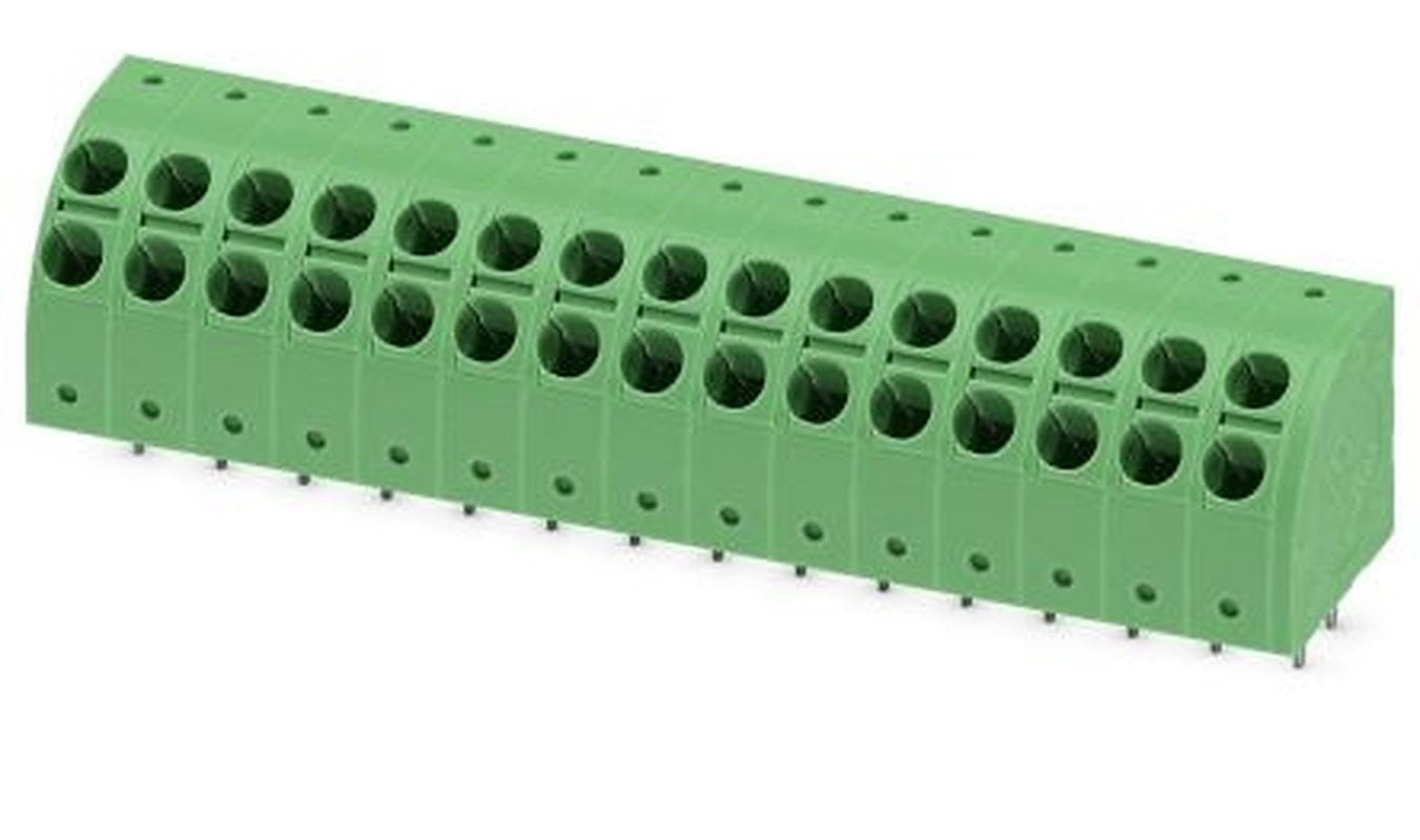 Phoenix Contact PTDA 2.5/15-5.0 Series 45° PCB Terminal Block, 15 Contact(s), 5 mm Pitch, 1 Row
