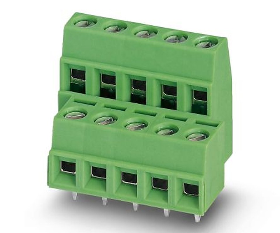 Phoenix Contact MKKDSN 1.5/6-5.08 Series PCB Terminal Block, 12-Contact, 5.08 mm Pitch, 2 Row, 1726189