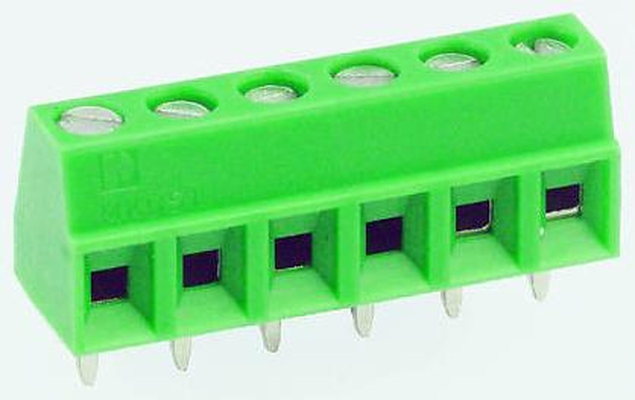 Phoenix Contact MKDS 1/9-3.81 Series PCB Terminal Block, 9-Contact, 3.81 mm Pitch, Through Hole, 1 Row