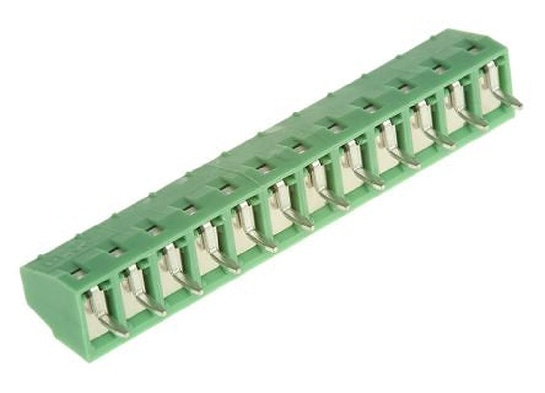 Phoenix Contact MKDS 1/12-3.81 Series Straight PCB Terminal Block, 12 Contact(s), 3.81 mm Pitch, 1 Row