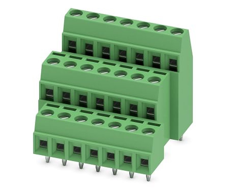 Phoenix Contact MK3DS 1/7-3.81 Series PCB Terminal Block, 7-Contact, 3.81 mm Pitch, 3 Row, 1727780
