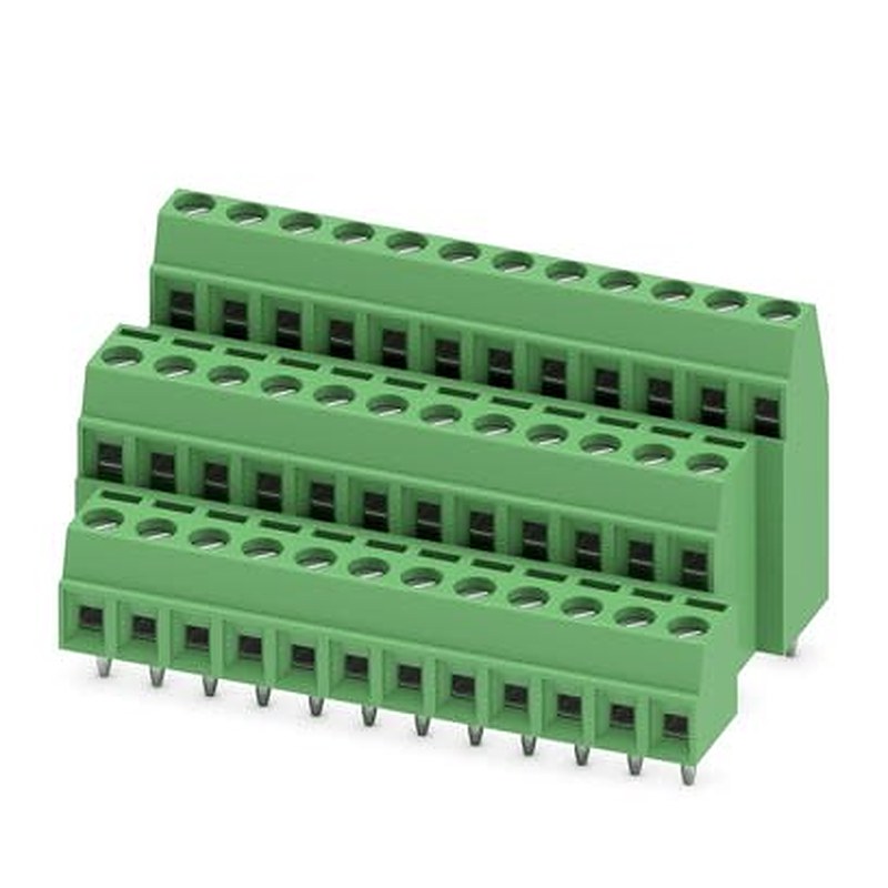 Phoenix Contact MK3DS 1 Series PCB Terminal Block, 36-Contact, 3.81 mm Pitch, Wave Soldering Mount, 3 Row