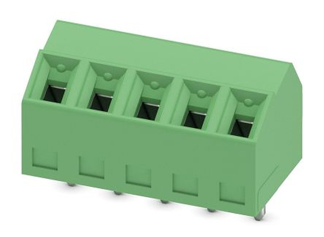 Phoenix Contact SMKDS 1/5-3.81 Series PCB Terminal Block, 5-Contact, 3.81 mm Pitch, 1 Row, 1728310