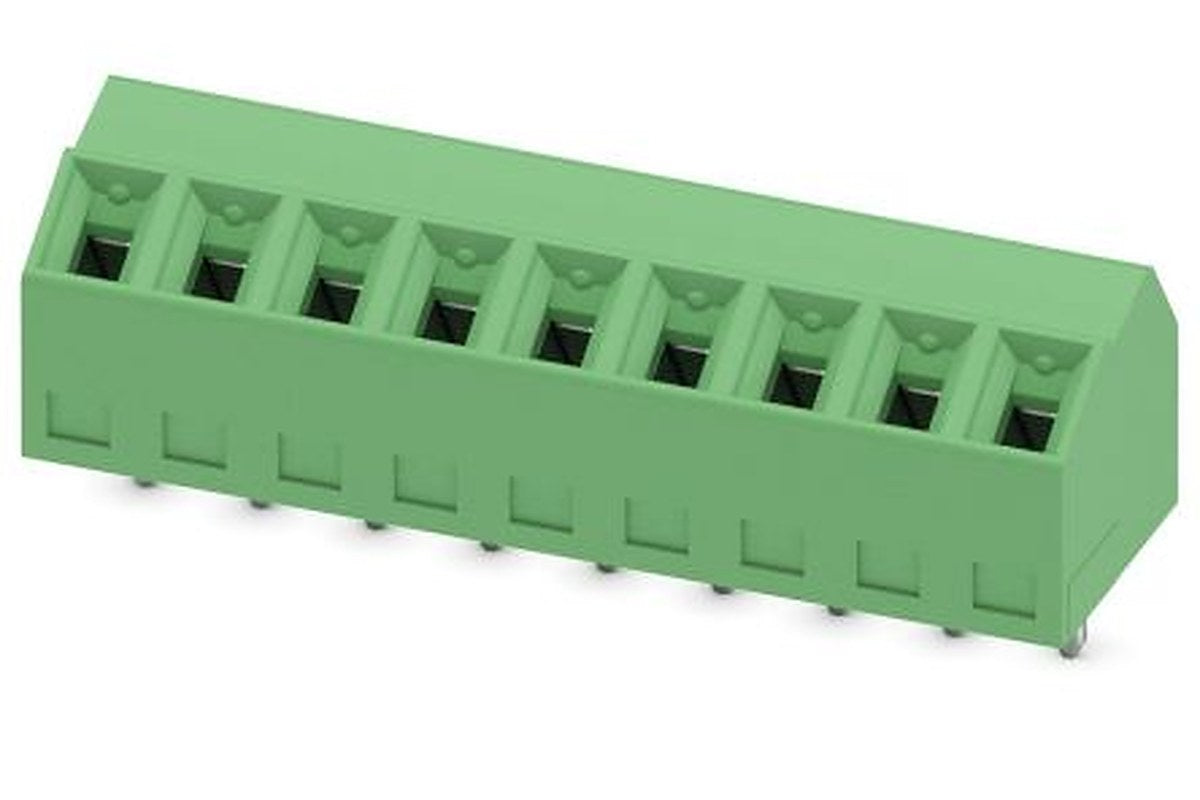 Phoenix Contact SMKDS 1/9-3.81 Series PCB Terminal Block, 9-Contact, 3.81 mm Pitch, 1 Row, 1728352