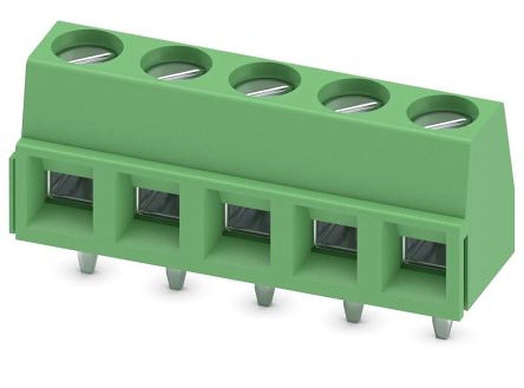Phoenix Contact MKDSN 1.5/5 Series Straight PCB Terminal Block, 5 Contact(s), 5 mm Pitch, 1 Row