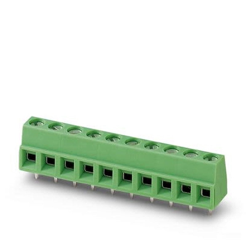 Phoenix Contact MKDSN Series PCB Terminal Block, 16-Contact, 5 mm Pitch, Wave Soldering Mount, 1 Row