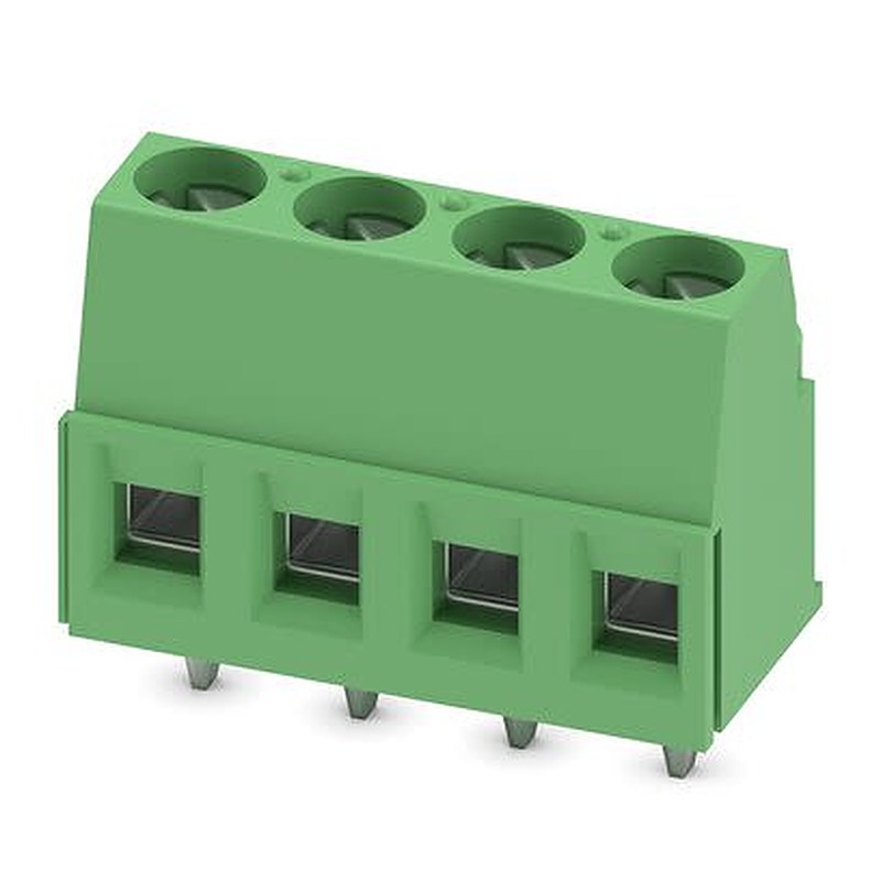 Phoenix Contact 81, SMKDS 1/4-3 Series PCB Terminal Block, 4-Contact, 5.08 mm Pitch, Wave Soldering Mount, 1 Row