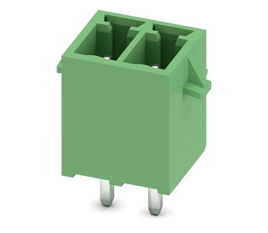 Phoenix Contact MCV 1.5/ 2-G-3.5-RN Series Pluggable Terminal Block, 2-Contact, 3.5 mm Pitch, 1 Row, 1731471
