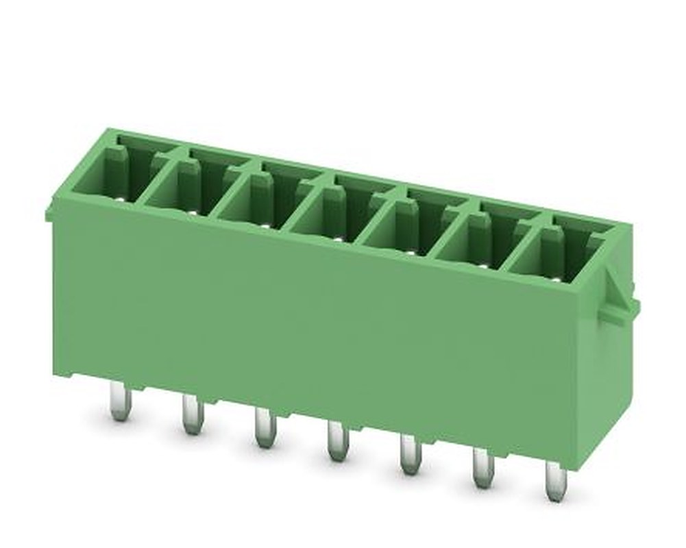 Phoenix Contact MCV 1.5/ 7-G-3.5-RN Series Pluggable Terminal Block, 7-Contact, 3.5 mm Pitch, 1 Row, 1731536