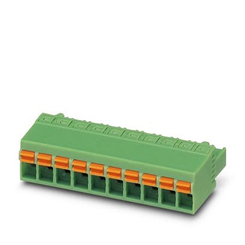 Phoenix Contact FKCN Series PCB Connector, 15-Contact, 5 mm Pitch, 1 Row Push-in Spring