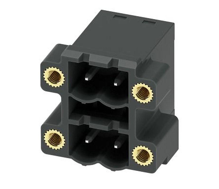 Phoenix Contact CCDN 2.5/ 2-G1F P26 THR Series Pluggable Terminal Block, 2-Contact, 5 mm Pitch, 2 Row, 1734449