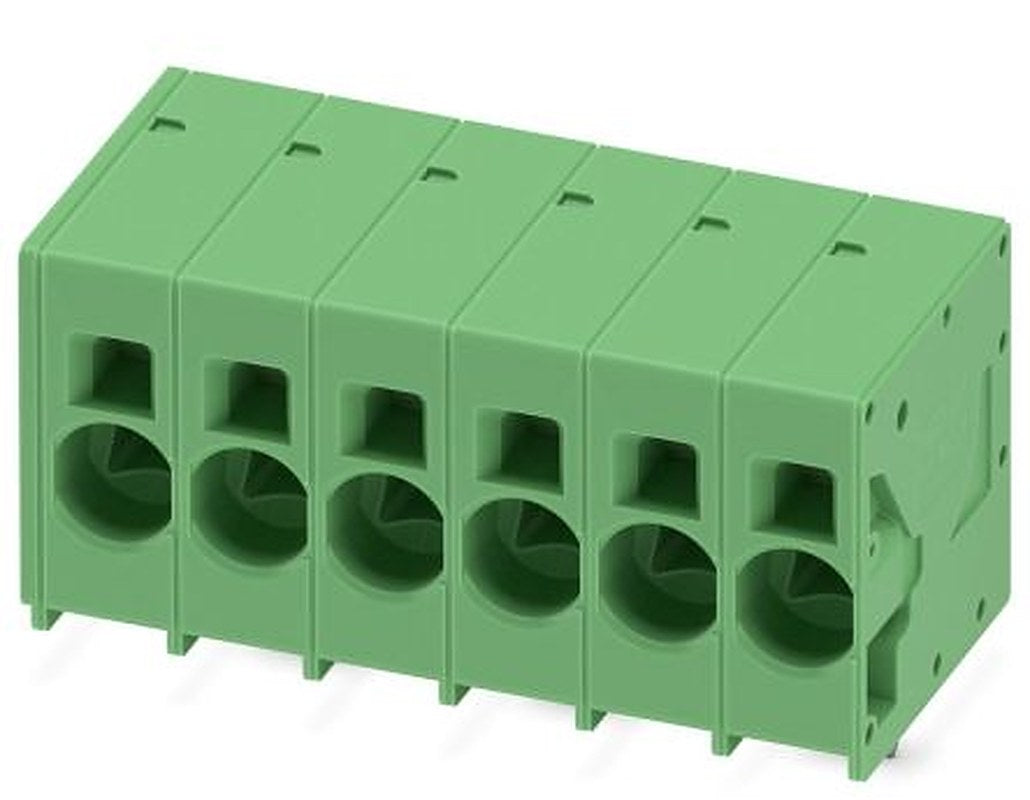 Phoenix Contact SPT 16/6-H-10.0-ZB Series Straight PCB Terminal Block, 6 Contact(s), 10 mm Pitch, 1 Row