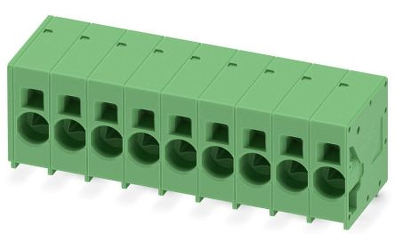 Phoenix Contact SPT 16/9-H-10.0-ZB Series Straight PCB Terminal Block, 9 Contact(s), 10 mm Pitch, 1 Row