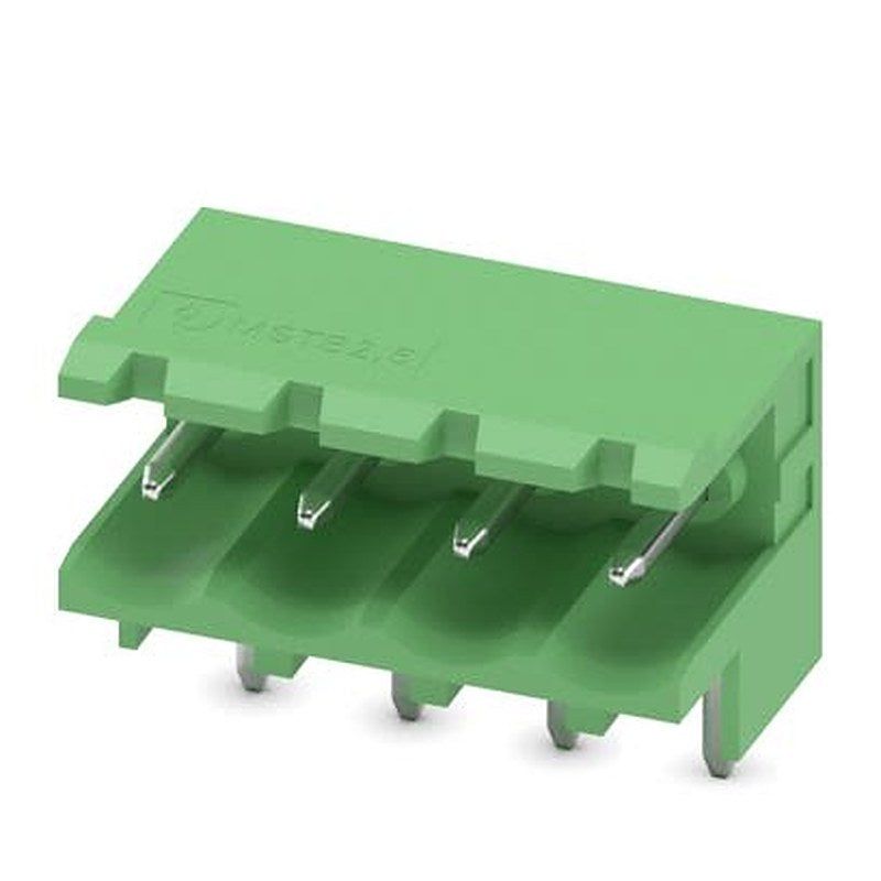 Phoenix Contact Solder PCB Header, 4 Contact(s), 5 mm Pitch, 1 Row, Shrouded