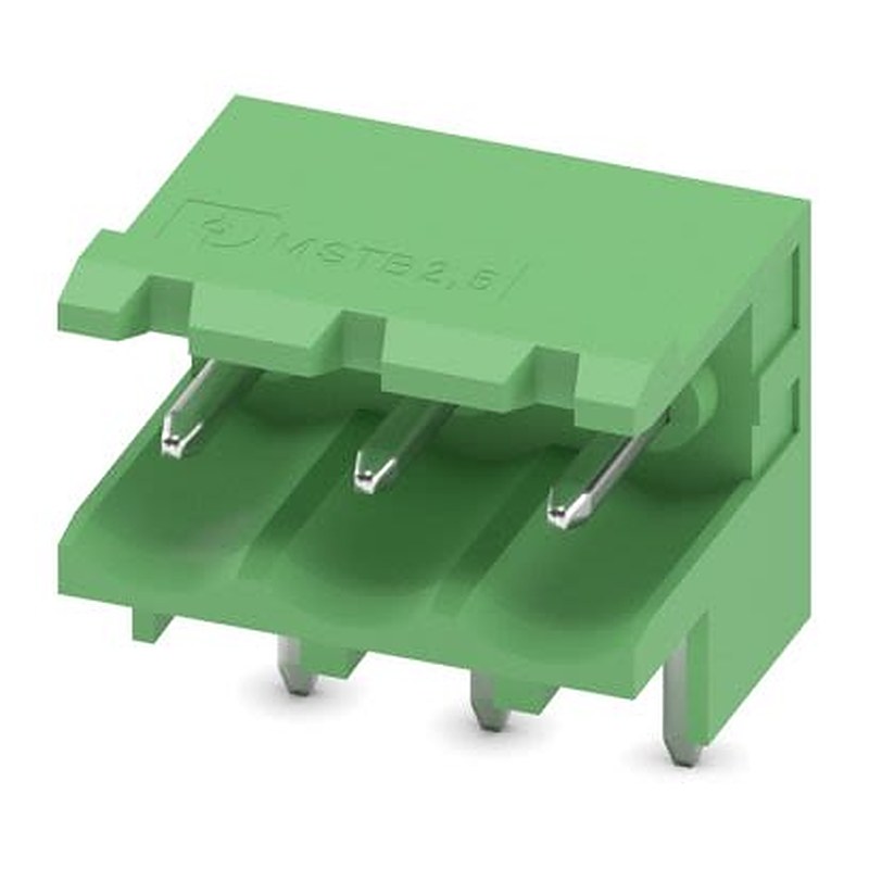 Phoenix Contact Solder PCB Header, 3 Contact(s), 5 mm Pitch, 1 Row, Shrouded