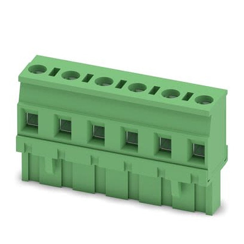 Phoenix Contact GMVSTBR 2 Series PCB Connector, 6-Contact, 7.5 mm Pitch, 1 Row Screw