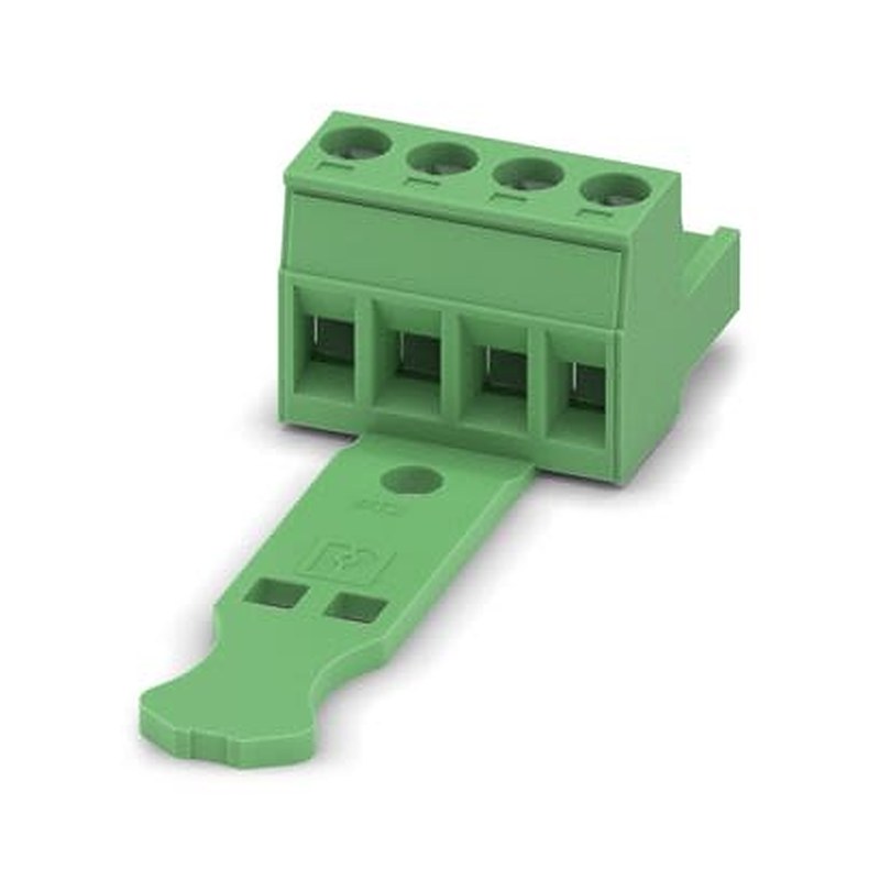Phoenix Contact MSTB 2 Series PCB Connector, 4-Contact, 5 mm Pitch, 1 Row Push-in Spring