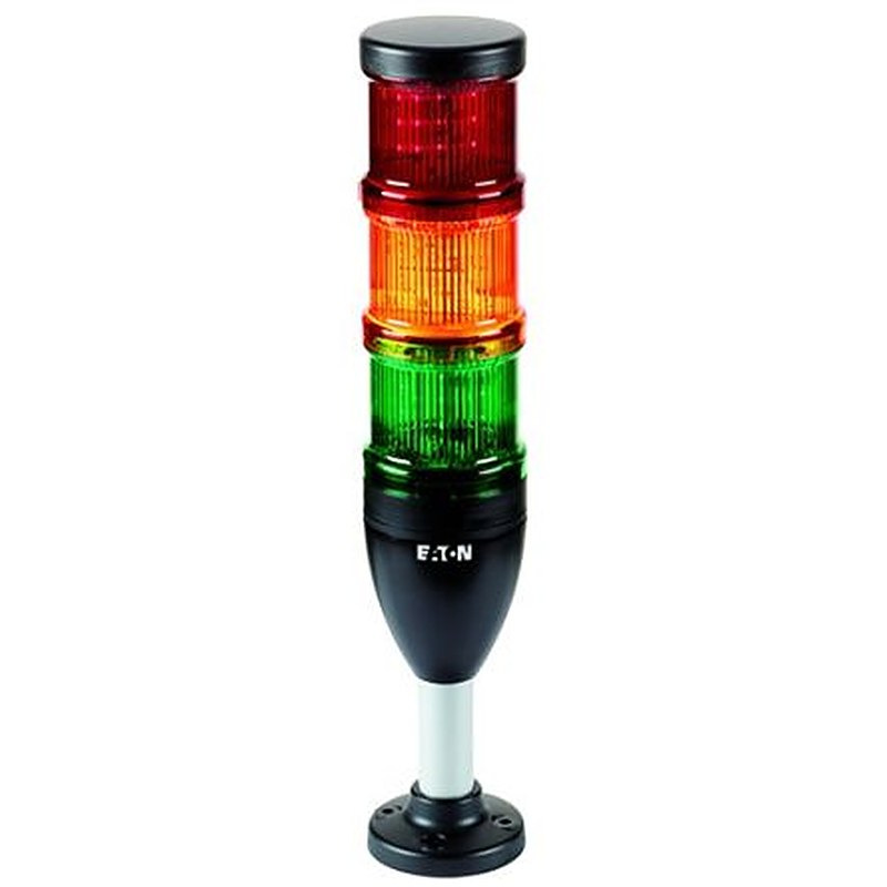 Eaton Orange, Green, Red Signal Tower, 3 Lights 24V Base