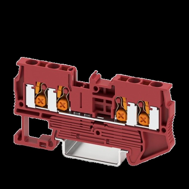 Phoenix Contact 1741935 XT 2.5 Series Terminal Block Red, 2.5mm², 4-Level, Push-in, EN 45545-2 HL3