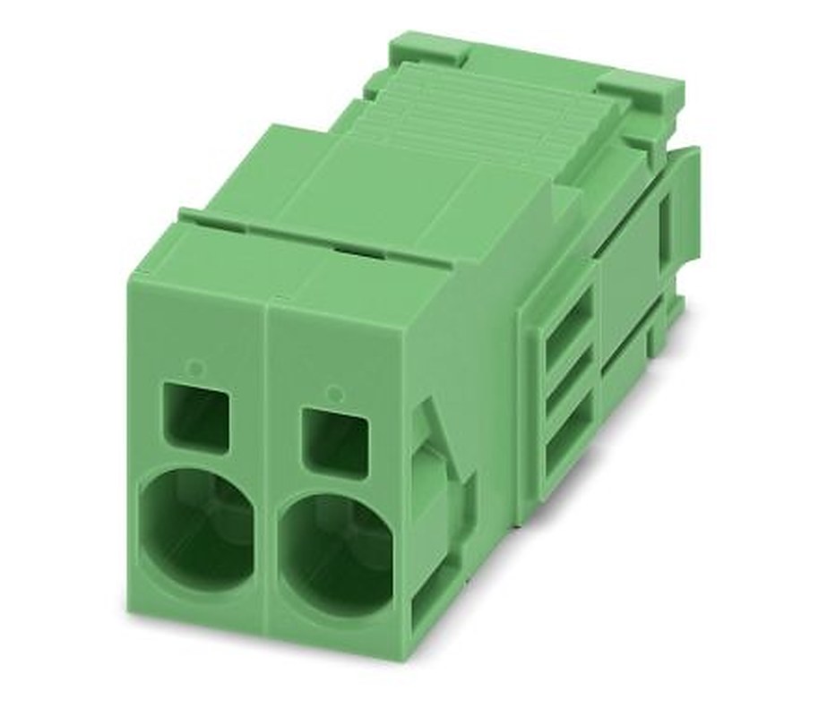 Phoenix Contact ISPC 5/2-STGCL-7.62 Series Pluggable Terminal Block, 2-Contact, 7.62 mm Pitch, 1 Row, 1748862
