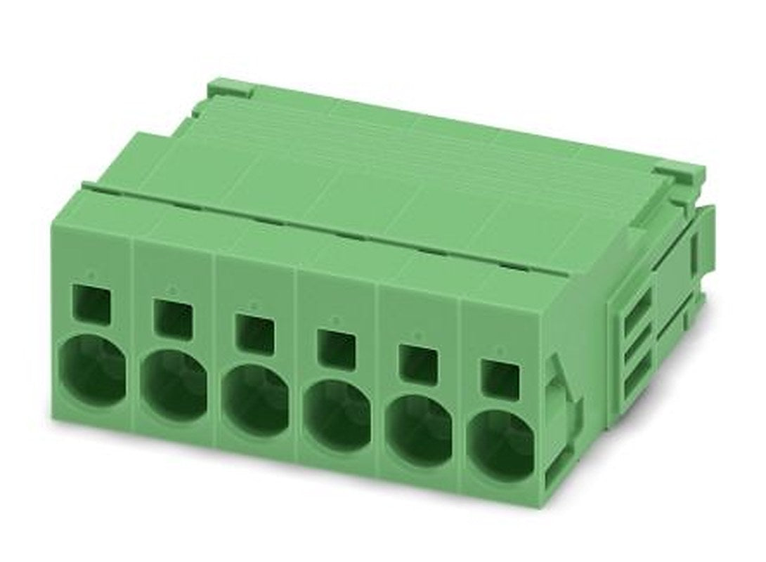 Phoenix Contact ISPC 5/6-STGCL-7.62 Series Pluggable Terminal Block, 6-Contact, 7.62 mm Pitch, 1 Row, 1748901