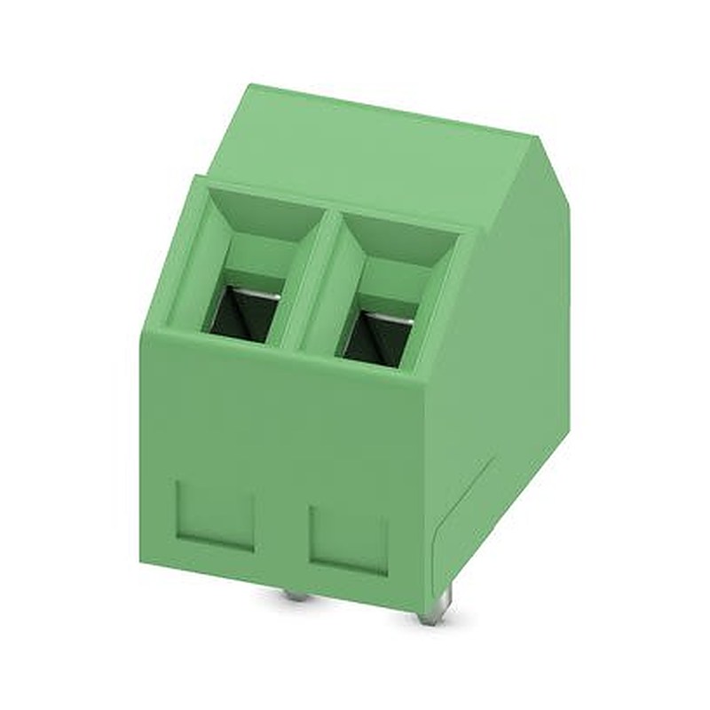 Phoenix Contact 5, SMKDS 1/2-3 Series PCB Terminal Block, 2-Contact, 3.5 mm Pitch, Wave Soldering Mount, 1 Row