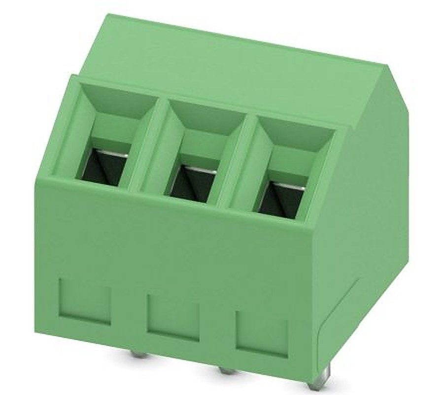 Phoenix Contact SMKDS 1/3-3.5 Series PCB Terminal Block, 3-Contact, 3.5 mm Pitch, 1 Row, 1751109