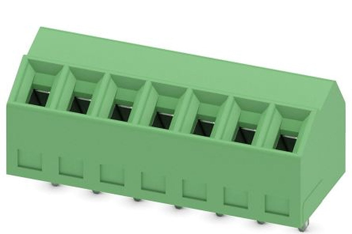 Phoenix Contact SMKDS 1/7-3.5 Series PCB Terminal Block, 7-Contact, 3.5 mm Pitch, 1 Row, 1751141