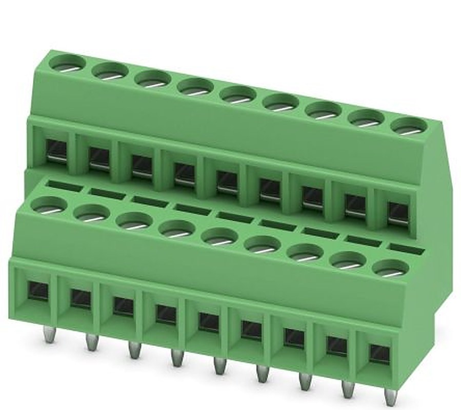 Phoenix Contact MKKDS 1/9-3.5 Series PCB Terminal Block, 9-Contact, 3.5 mm Pitch, 2 Row, 1751468