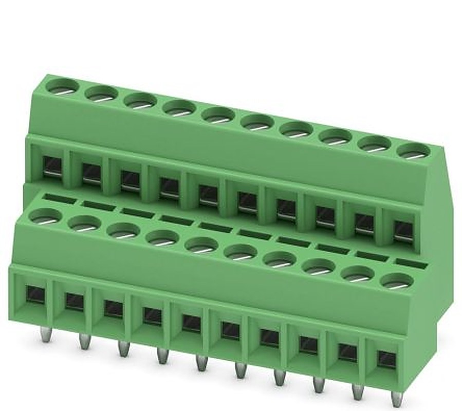 Phoenix Contact MKKDS 1/10-3.5 Series PCB Terminal Block, 10-Contact, 3.5 mm Pitch, 2 Row, 1751471