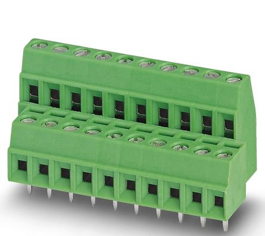 Phoenix Contact MKKDS 1/14-3.5 Series PCB Terminal Block, 14-Contact, 3.5 mm Pitch, 2 Row, 1751510