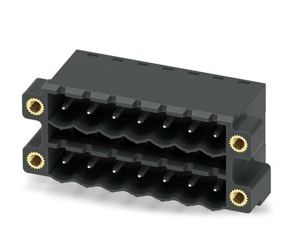 Phoenix Contact CCDN 2.5/ 7-G1F-5.08 P26 THR Series Pluggable Terminal Block, 7-Contact, 5.08 mm Pitch, 2 Row, 1753352