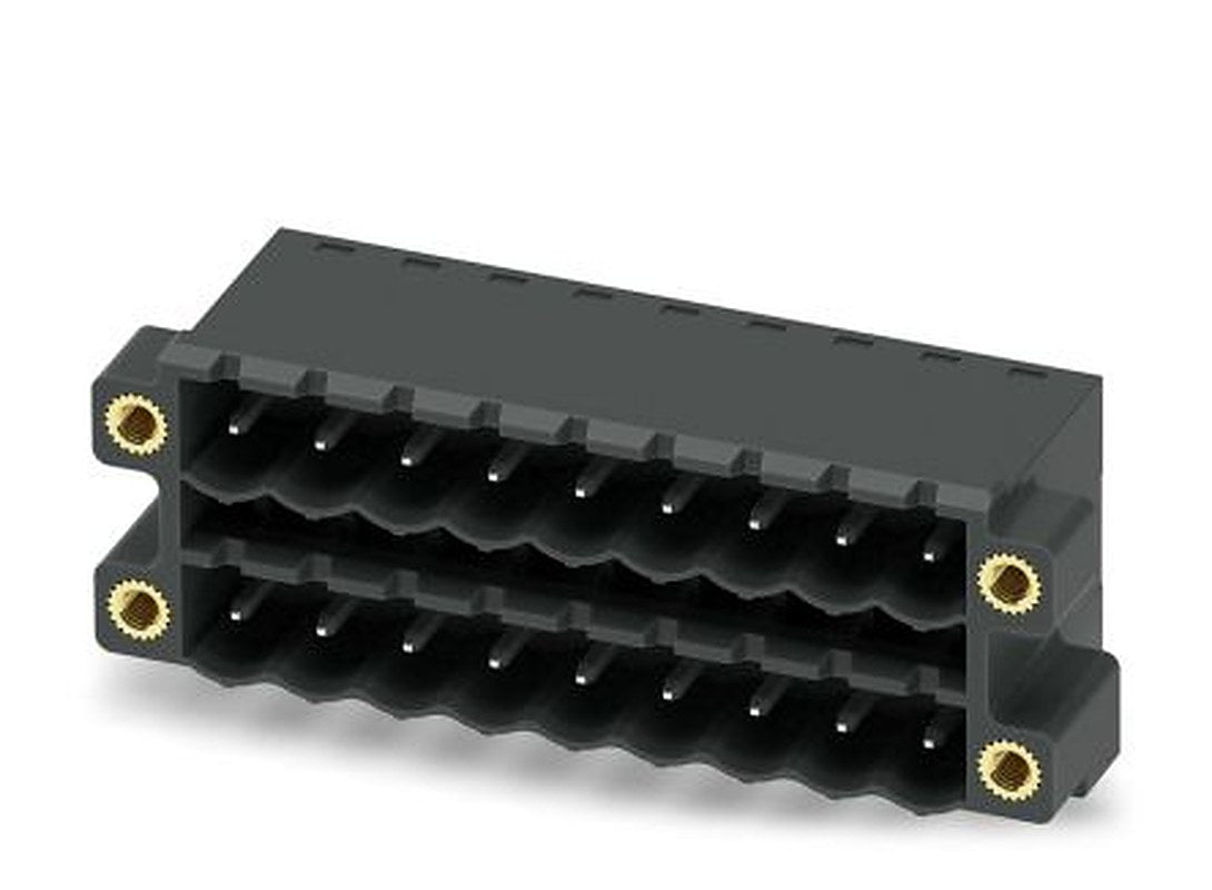 Phoenix Contact CCDN 2.5/ 9-G1F-5.08 P26 THR Series Pluggable Terminal Block, 9-Contact, 5.08 mm Pitch, 2 Row, 1753378