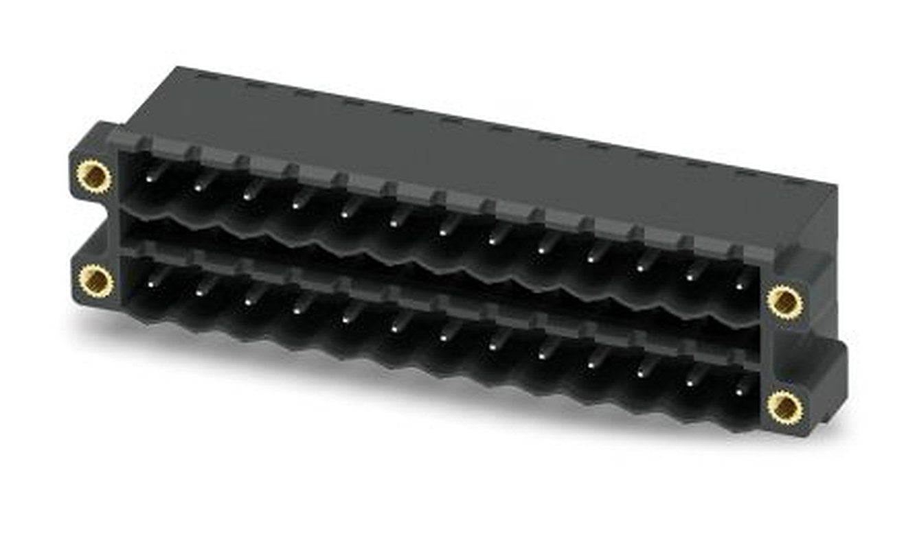 Phoenix Contact CCDN 2.5/13-G1F-5.08 P26 THR Series Pluggable Terminal Block, 13-Contact, 5.08 mm Pitch, 2 Row, 1753417