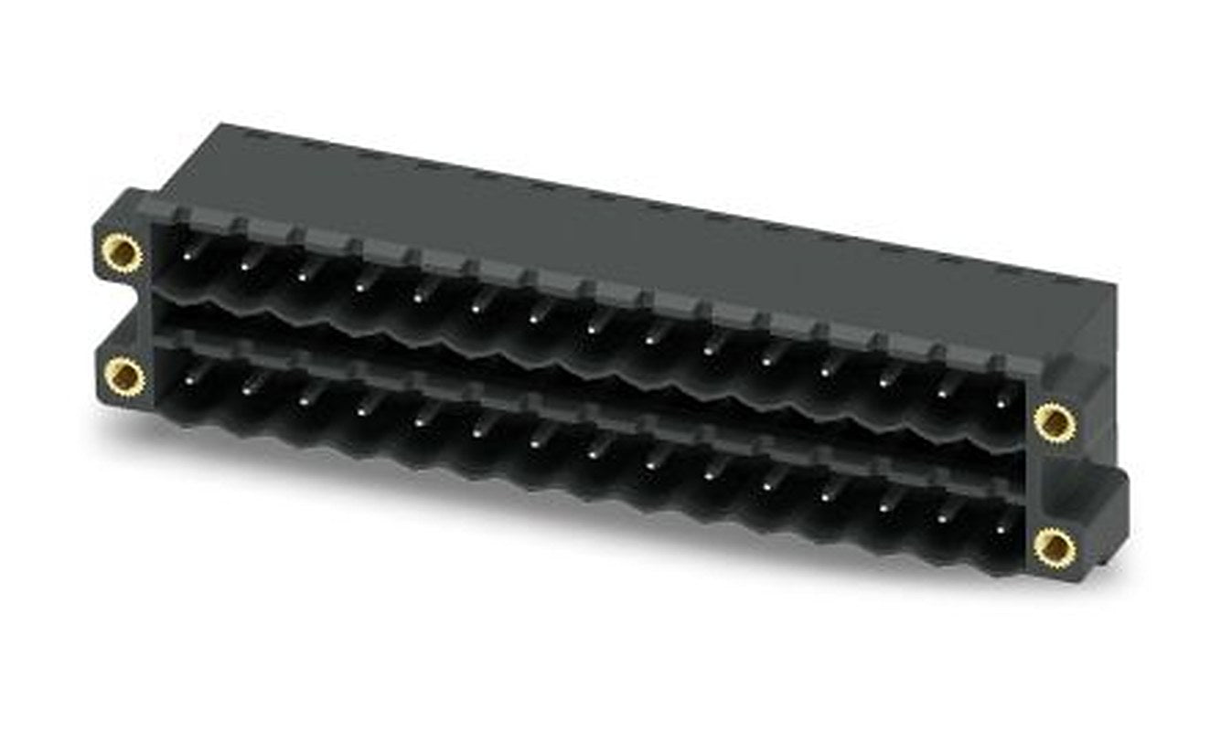Phoenix Contact CCDN 2.5/15-G1F-5.08 P26 THR Series Pluggable Terminal Block, 15-Contact, 5.08 mm Pitch, 2 Row, 1753433