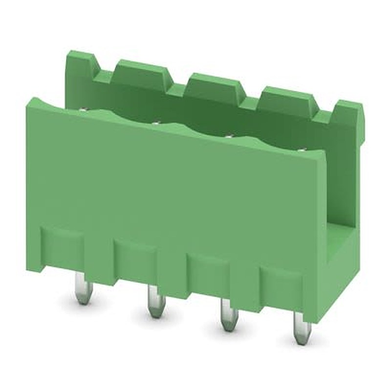 Phoenix Contact Solder PCB Header, 4 Contact(s), 5 mm Pitch, 1 Row, Shrouded