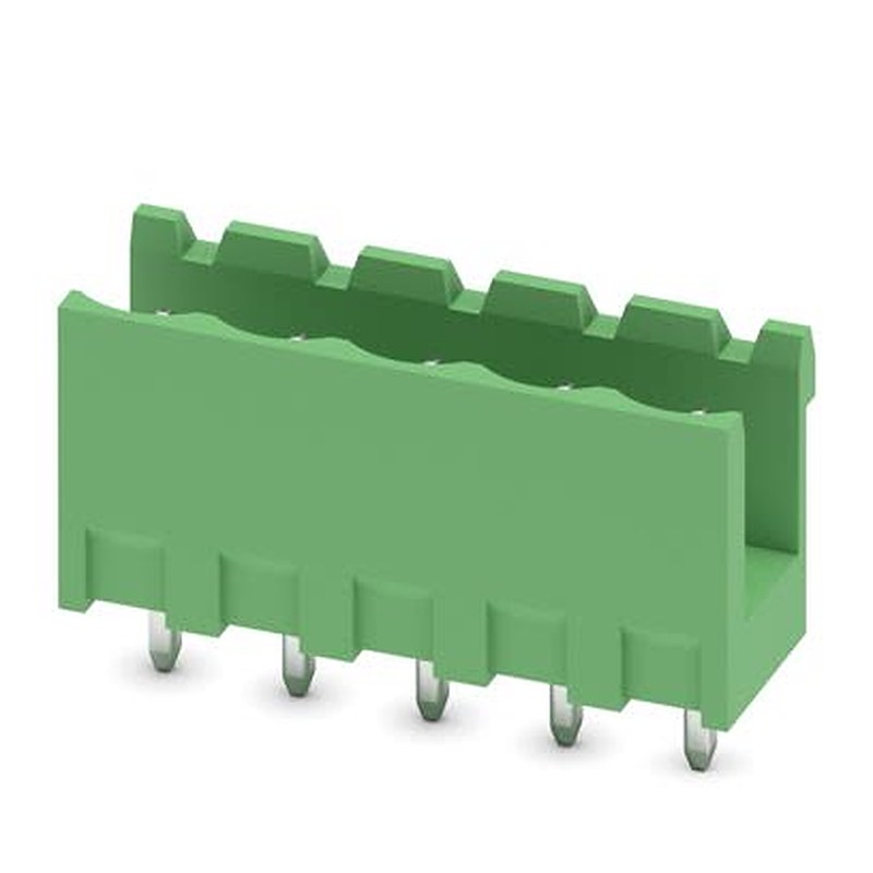Phoenix Contact Straight Solder PCB Header, 5 Contact(s), 5 mm Pitch, 1 Row, Shrouded