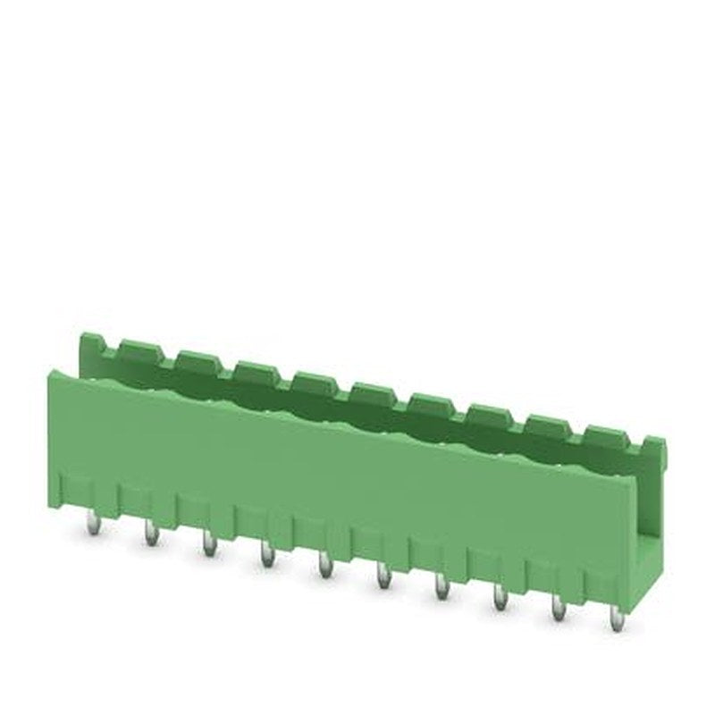 Phoenix Contact Straight Solder PCB Header, 10 Contact(s), 5 mm Pitch, 1 Row, Shrouded