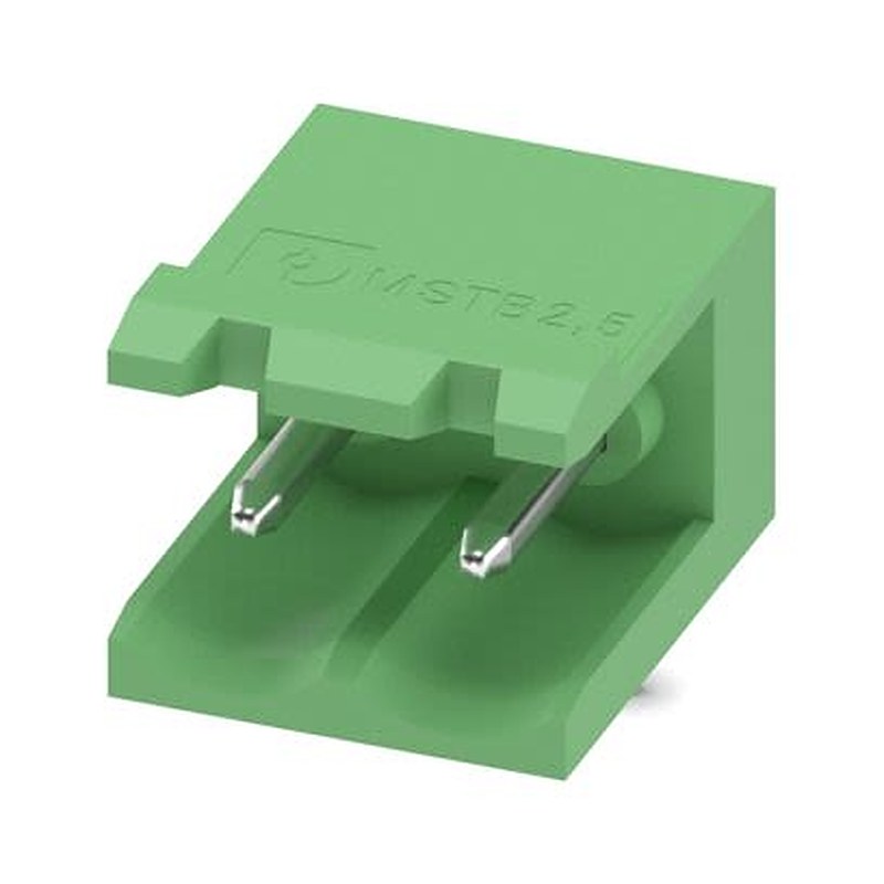 Phoenix Contact MSTB 2/5-G Series Straight Solder PCB Header, 2 Contact(s), 5 mm Pitch, 1 Row, Shrouded