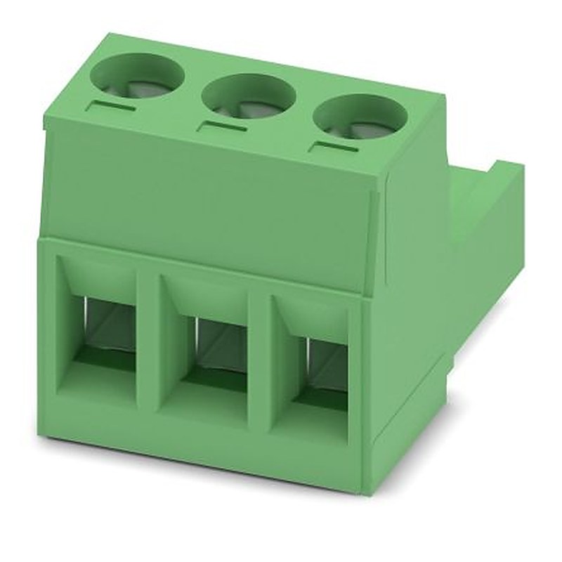 Phoenix Contact MSTB 2.5/3-ST Series Pluggable Terminal Block, 3-Contact, 5 mm Pitch, 1 Row