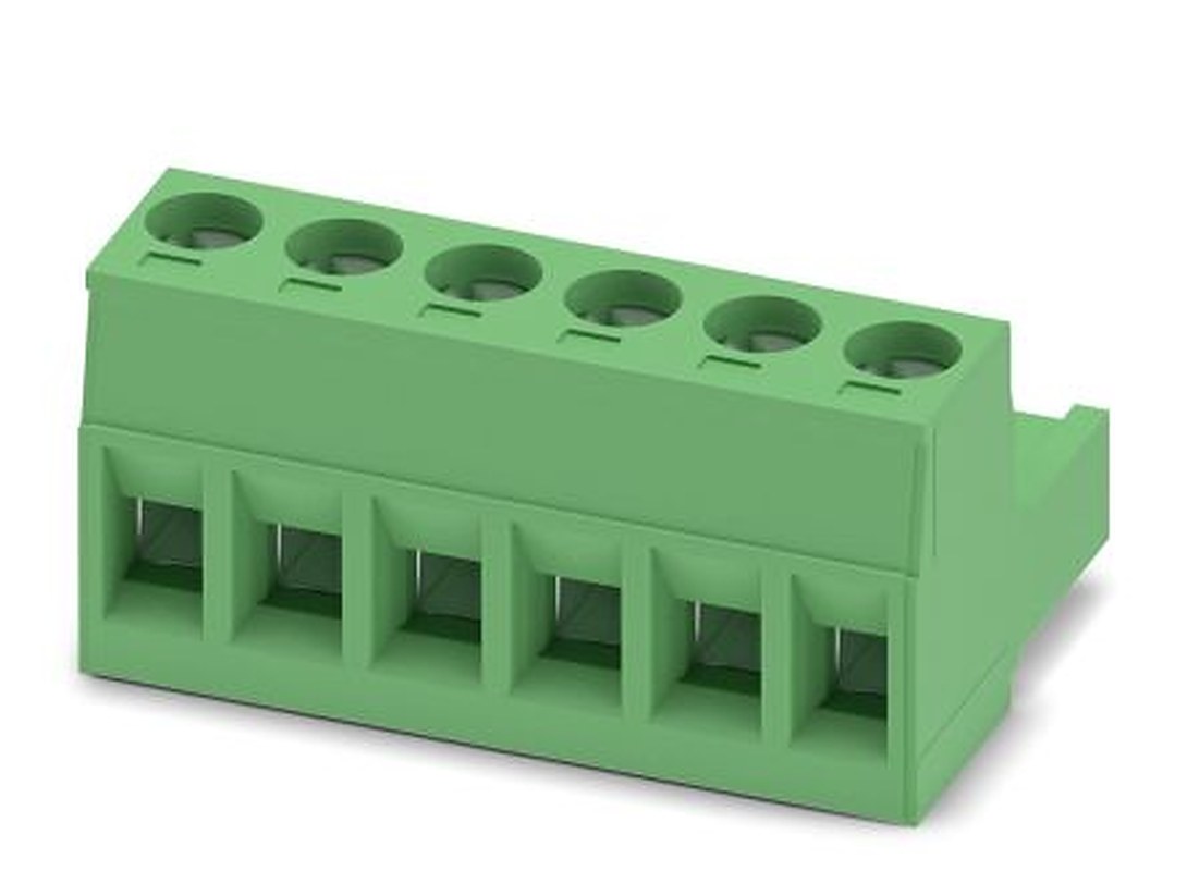 Phoenix Contact MSTB 2.5/6-ST Series Pluggable Terminal Block, 6-Contact, 5 mm Pitch, 1 Row