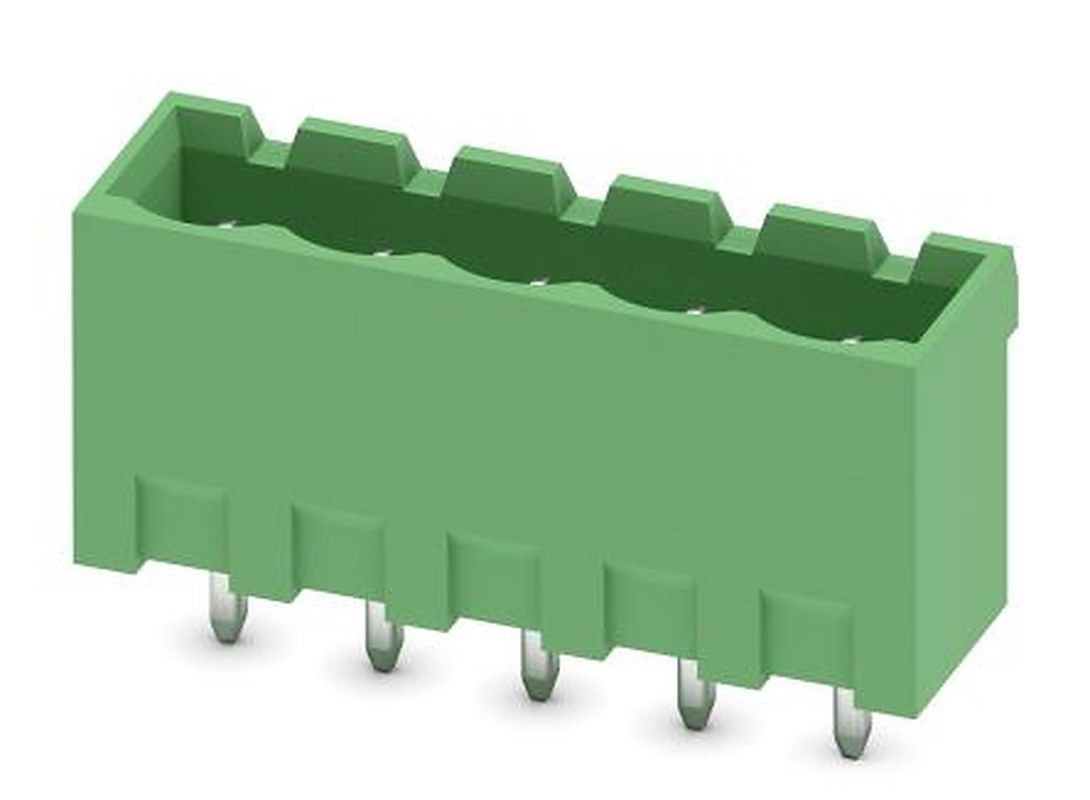 Phoenix Contact COMBICON MSTBVA Series Pluggable Terminal Block, 5-Contact, 5 mm Pitch, 1 Row, 1755545