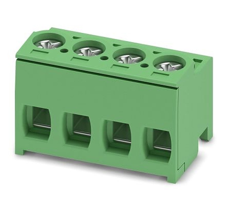 Phoenix Contact PT 1.5/4-PH-5.0 Series Straight Pluggable Terminal Block, 4 Contact(s), 5 mm Pitch, 1 Row