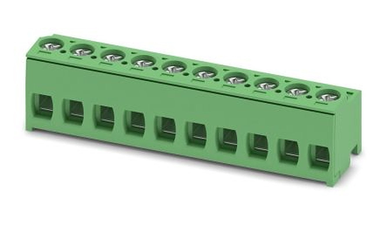 Phoenix Contact PT 1.5/10-PH-5.0 Series Straight Pluggable Terminal Block, 10 Contact(s), 5 mm Pitch, 1 Row