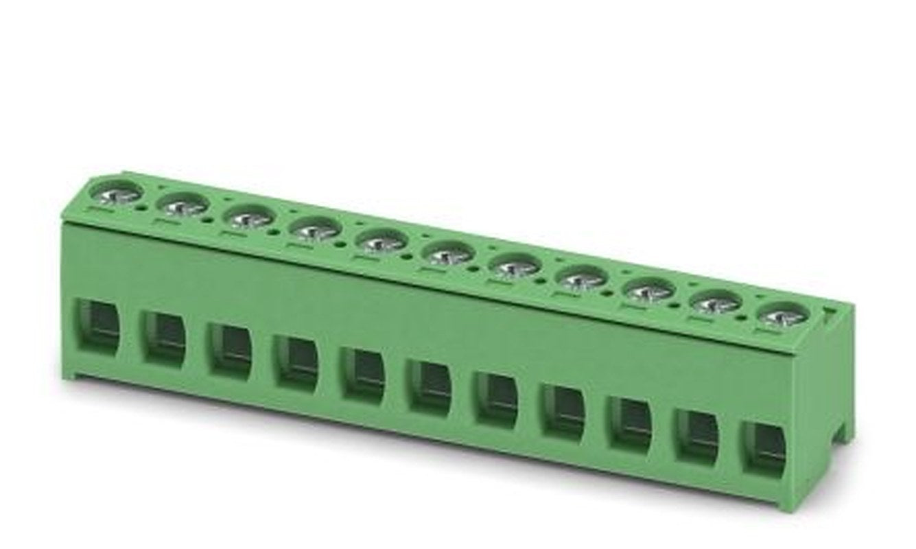 Phoenix Contact PT 1.5/11-PH-5.0 Series Pluggable Terminal Block, 11-Contact, 5 mm Pitch, 1 Row, 1755677