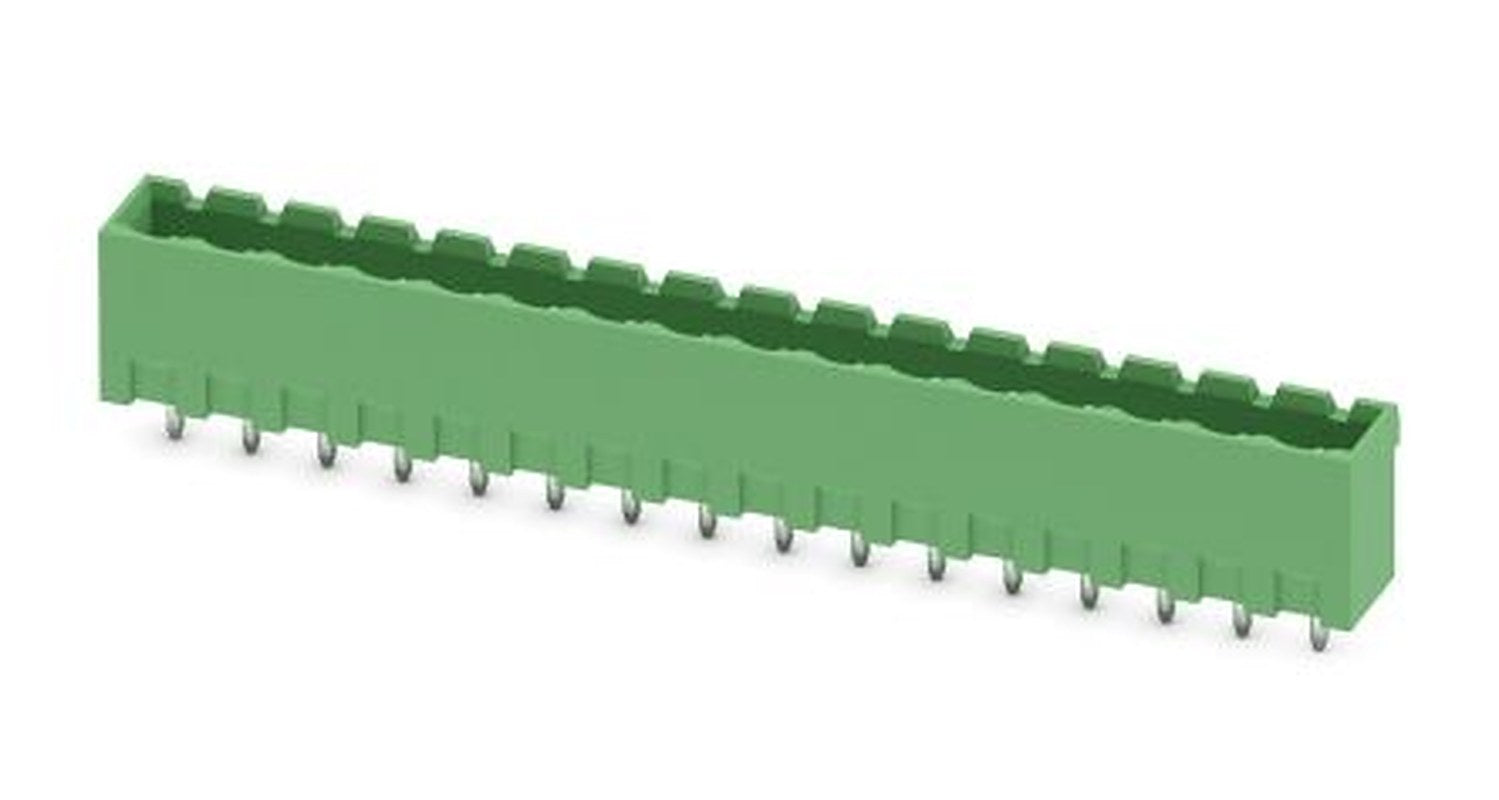Phoenix Contact MSTBVA 2.5/16-G-5.08 Series Pluggable Terminal Block, 16-Contact, 5.08 mm Pitch, 1 Row, 1755875